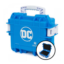 Cargar imagen en el visor de la galería, CAJA DE IMPACTO INVICTA DC COMICS PARA 3 RELOJES - AZUL