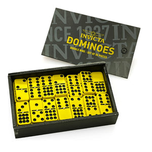 DOMINO INVICTA DE 55 PIEZAS - FICHAS AMARILLAS