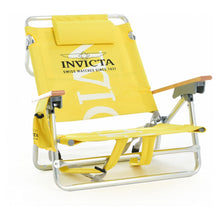 Cargar imagen en el visor de la galería, Invicta Beach Chairs Aluminum Folding With Wood Armrest 60x62x78cm