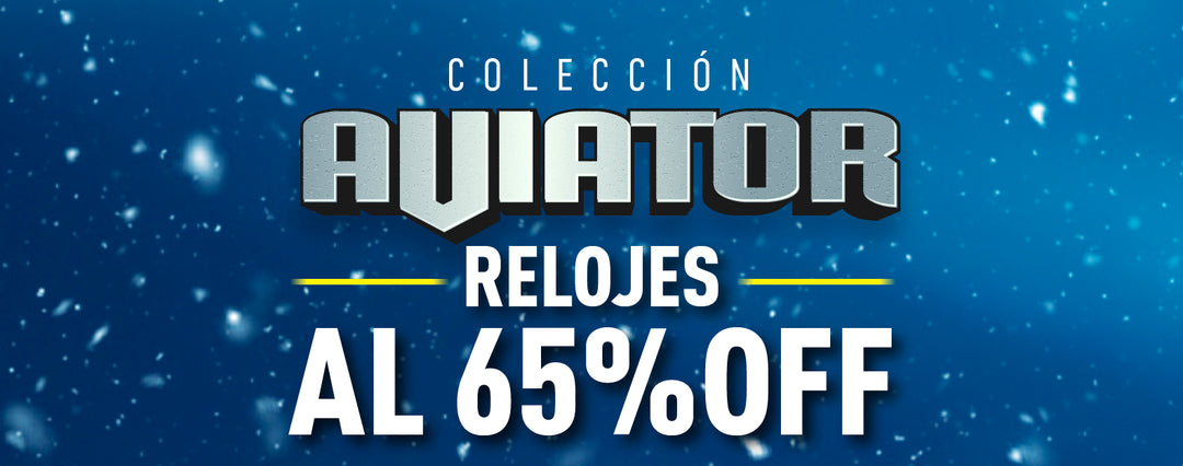 Relojes Aviators al 65%OFF