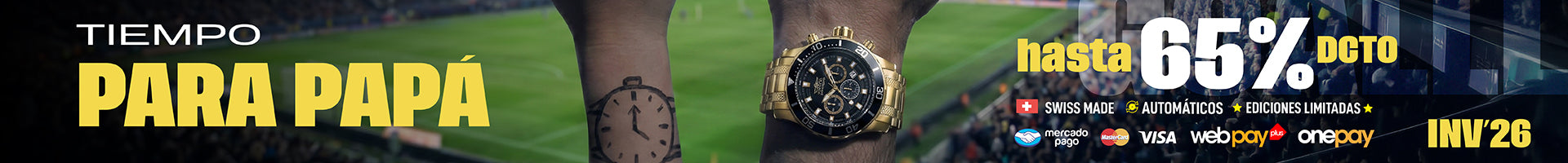 Relojes invicta para hombre y mujer