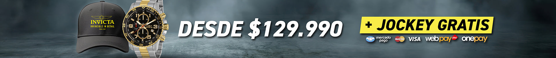 JOCKEY GRATIS EN RELOJES SOBRE $128.990